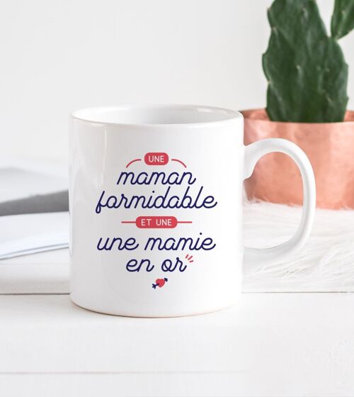 Mug - Une maman et une mamie en OR