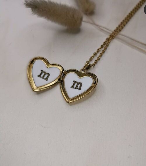Love Heart Necklace - 2 sides