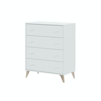 Commode avec 4 tiroirs Dreams - Blanc Artik 1