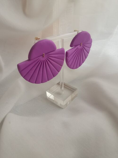 Olivia Earrings - Violet