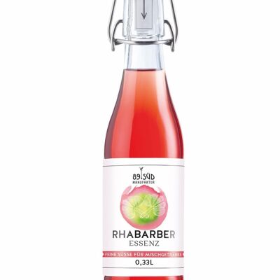 Organic Rhubarb Syrup Essence