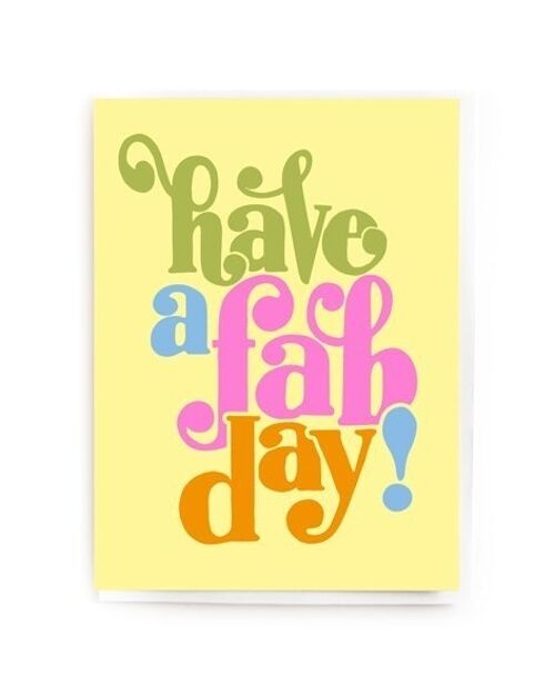 Have a fab day!