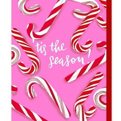 Charity bag Christmas candy canes