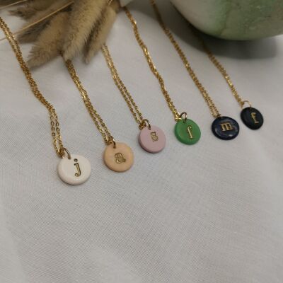 Collier avec initiales