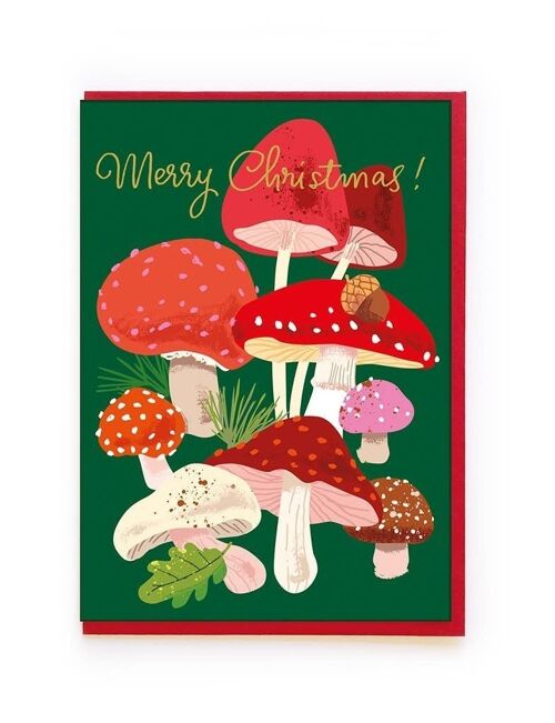 Christmas mushrooms