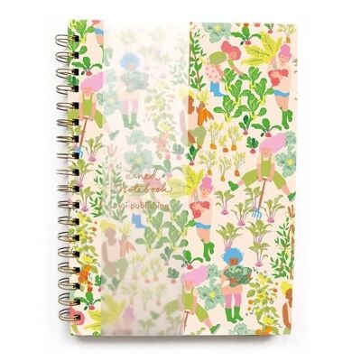 We love our vegetables notebook