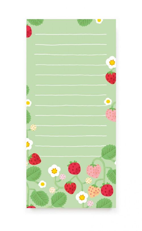 Strawberries list pad