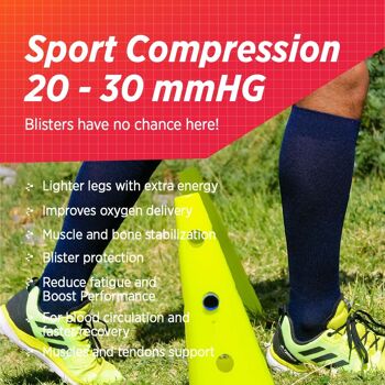Chaussettes de compression Anti-fatigue pour sports de plein air