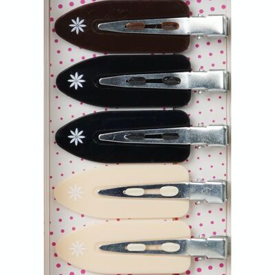 Brushworks Nude No Crease Hair Clips (Pack of 8)