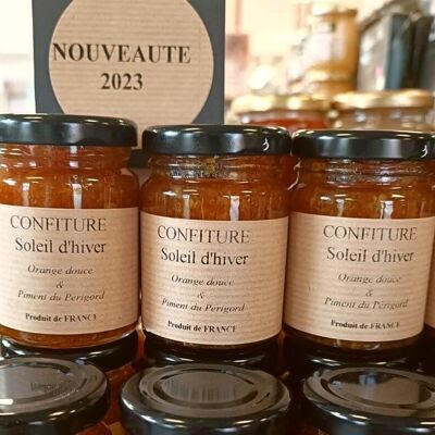 Confiture Soleil d'hiver (Orange douce et Piment du Périgord)