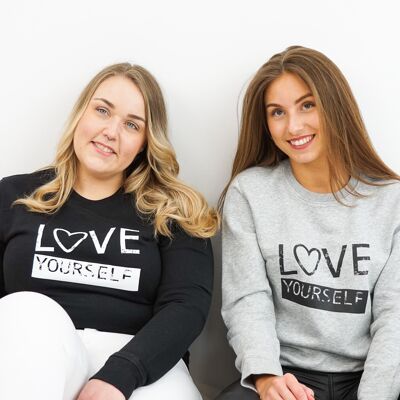 Love Yourself - Sweater grey