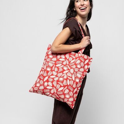 ORGANIC COTTON TOTEBAG XL CARNATION 45X44