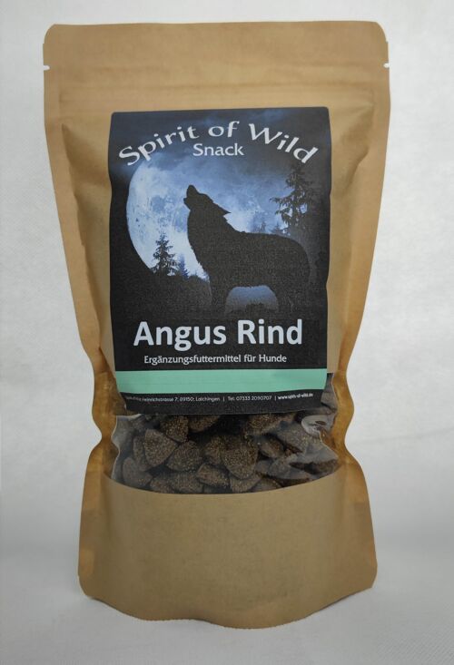 Spirit of Wild Snack Angus Rind Mini  Getreidefrei 500g