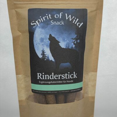 Spirit of Wild Snack Beef Stick 100g Soft for dogs