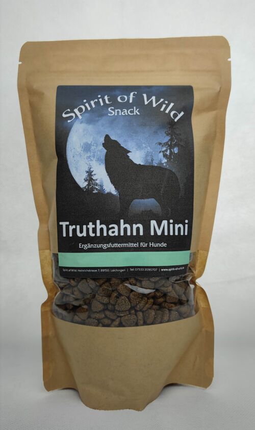 Spirit of Wild Snack Truthahn Mini Getreidefrei 500g