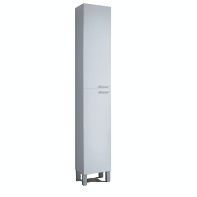 Columna de baño con 2 puertas Koncept - Blanco Brillo