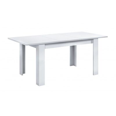 Mesa de comedor extensible Practico - Blanco Brillo