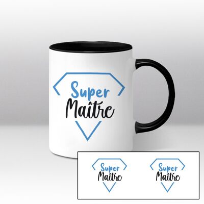 Mug Blanc et Noir, Super maître