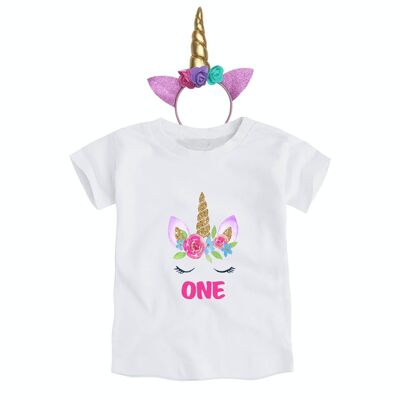 Conjunto Cumpleaños niña «Unicornio»