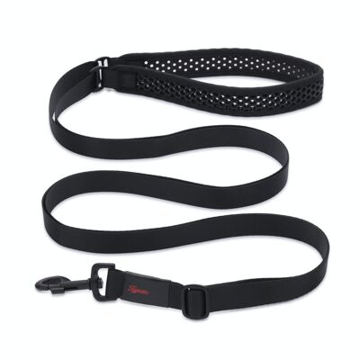 TAMER dog leash SOFTY - black/black