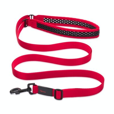 TAMER dog leash SOFTY - red/black