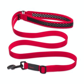 TAMER laisse pour chien SOFTY - rouge/noir 1