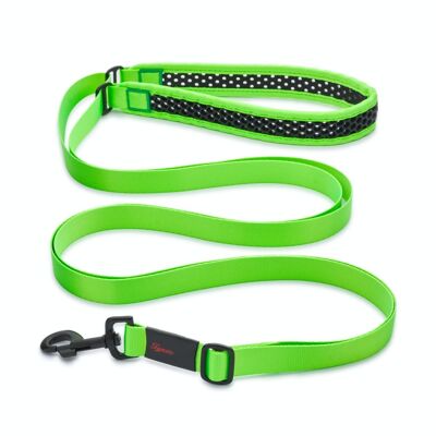 TAMER dog leash SOFTY - green/black