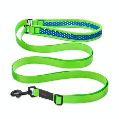 TAMER dog leash SOFTY - green/blue