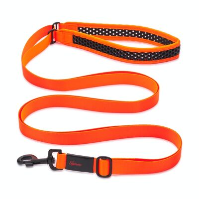 TAMER Hundeleine SOFTY - orange/schwarz