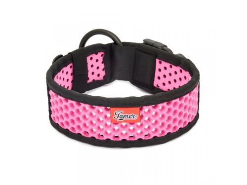 TAMER Halsband SOFTY - schwarz/pink