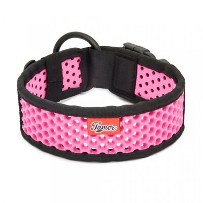 TAMER collar SOFTY - black/pink