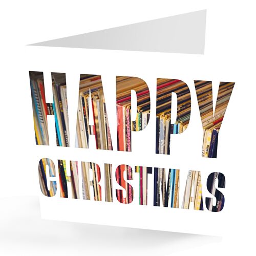 Vinyl' Christmas Card (Cut out image)