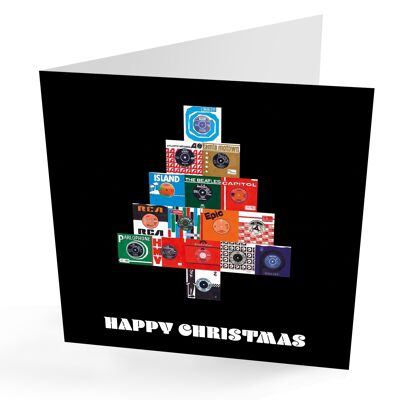 Joyeux Noël Vinyl Records Card