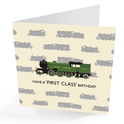 Avoir une carte d'anniversaire "Première classe"