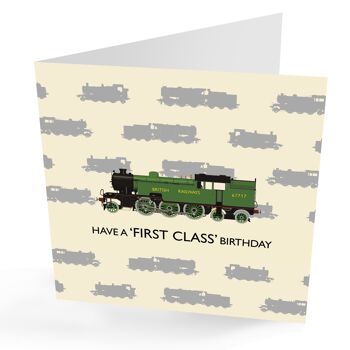 Avoir une carte d'anniversaire "Première classe"