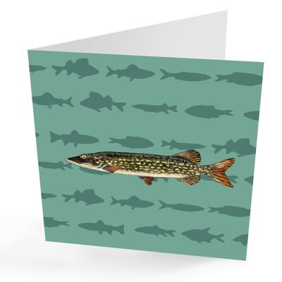Lucio, tarjeta de pesca para cualquier ocasión