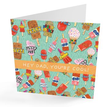 Carte de fête des pères ou carte d'anniversaire de papa