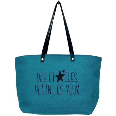 Mademoiselle bag, Stars full of eyes, anjou petrol