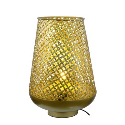Tischlampe aus goldenem Metall Tanis Medium Model