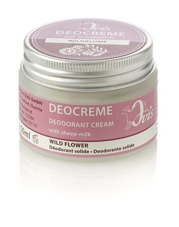 Ovis déodorant crème fleur sauvage 50 ml