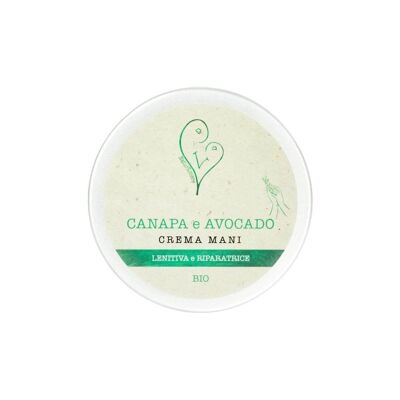 Crema de manos de cáñamo orgánico y aguacate de Naturessere