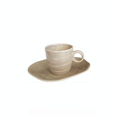 TEMPO MASTIC Paire-tasse à café 15cl