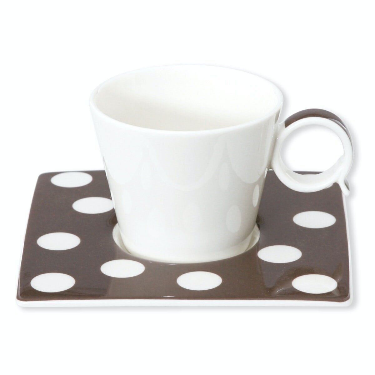 FRESHNESS DOTS visone Coppia-tazza espresso 12cl