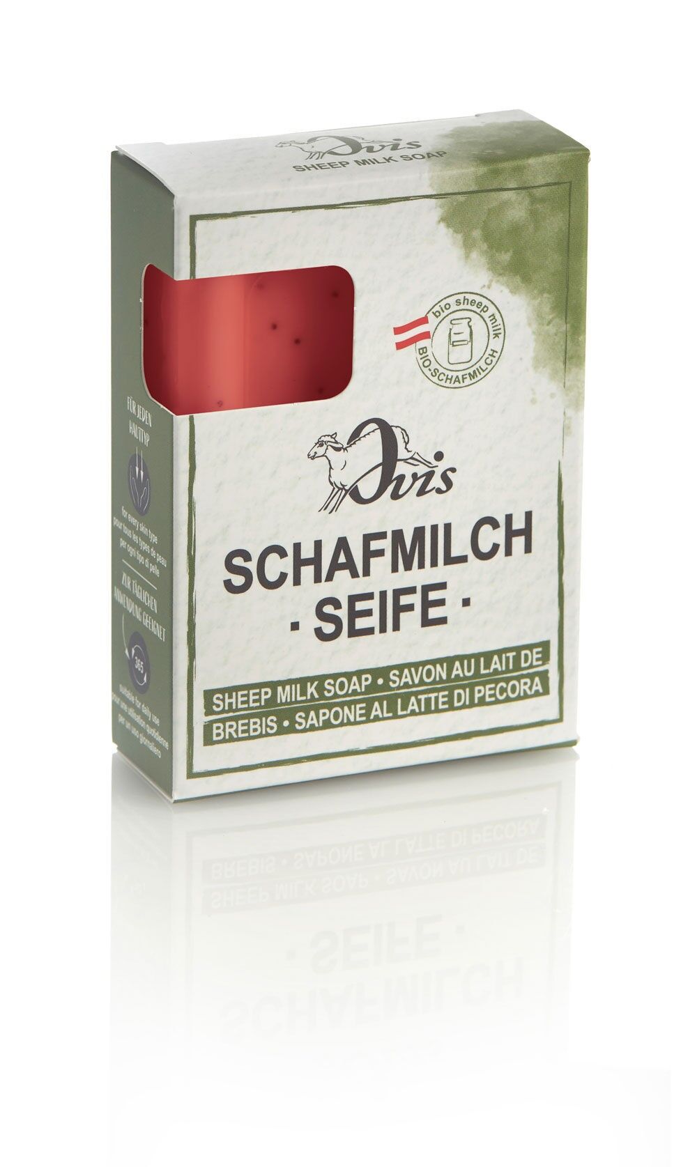 Ovis soap angular packed watermelon 8.5x6 cm 100 g