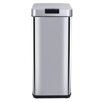 PARKSIDE design automatic kitchen bin 50L in stainless steel with strapping
