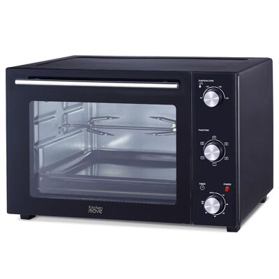 Multifunction oven 48L convection oven rotisserie grill 1800W ARIZONA black 5 cooking programs with timer and accessories