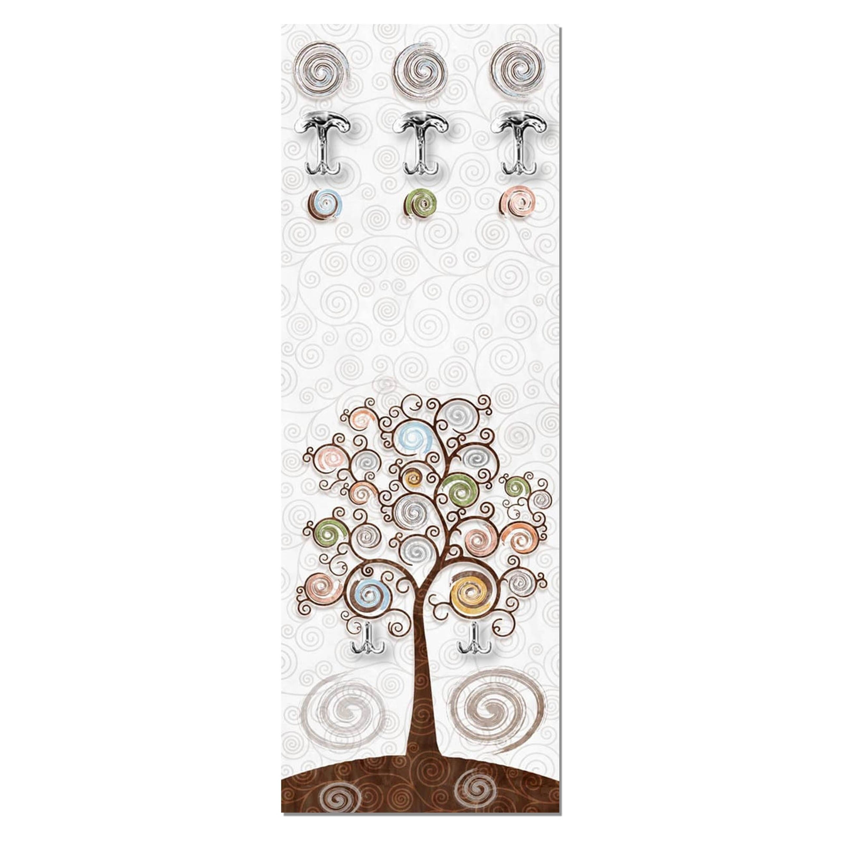 Buy wholesale Tree of life wall coat rack 49x139 cm Tree White in