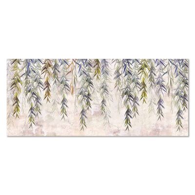 Quadro moderno Stampa su Tela tema naturale CANVAS WORLD 52x122 cm PENDENT GREY