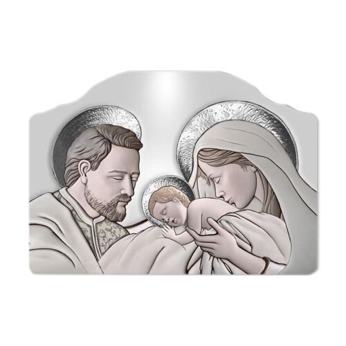 Buy wholesale Modern painting Bedside Holy Family 46x65 cm THE KISS CERAMIC  GRAY on worked table