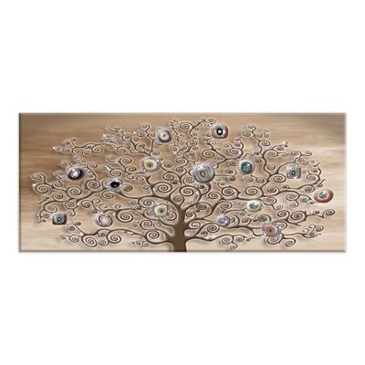 Quadro su tela BRILLANT con Glitter tema Albero della Vita TREE